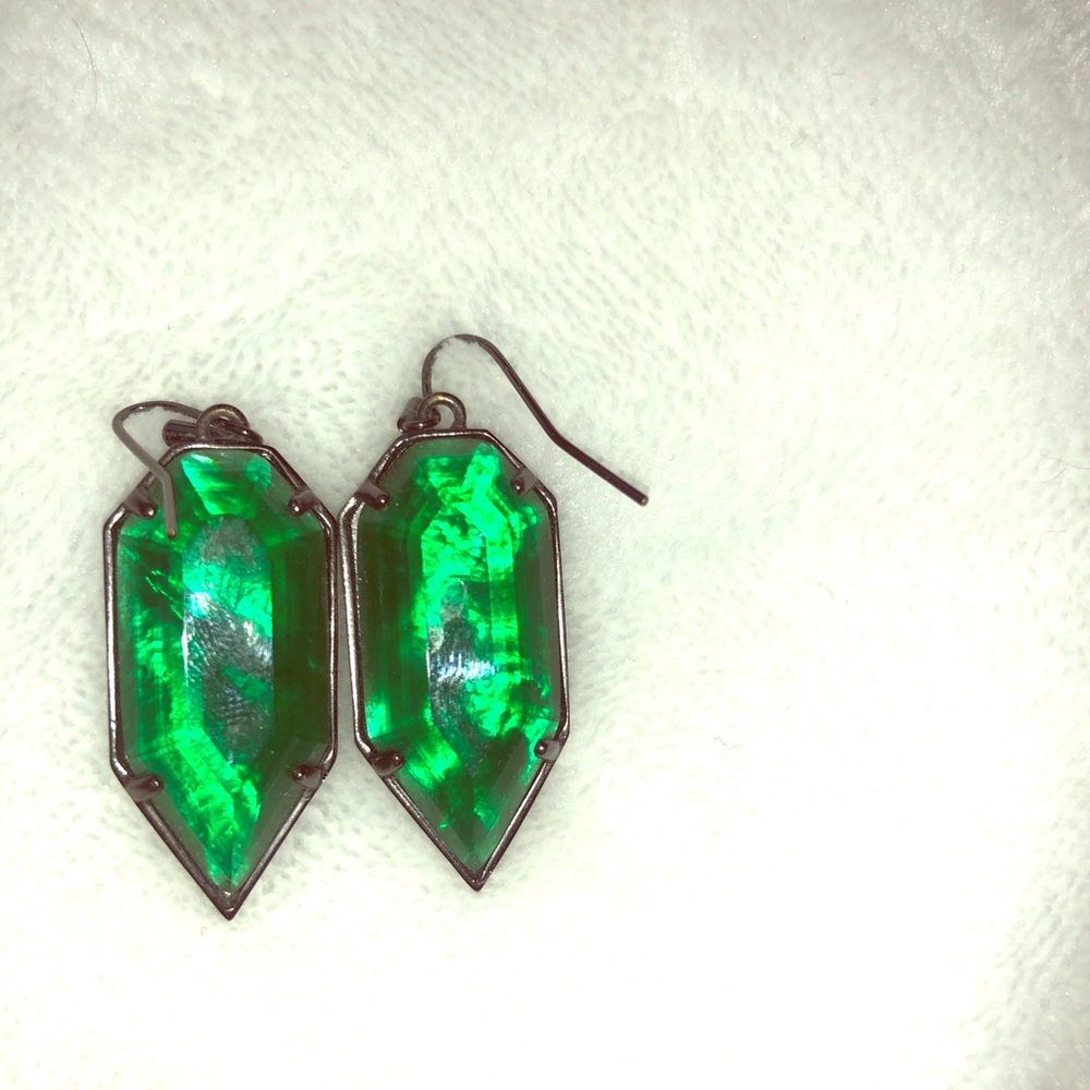 Emerald Kendra Scott Palmer earrings